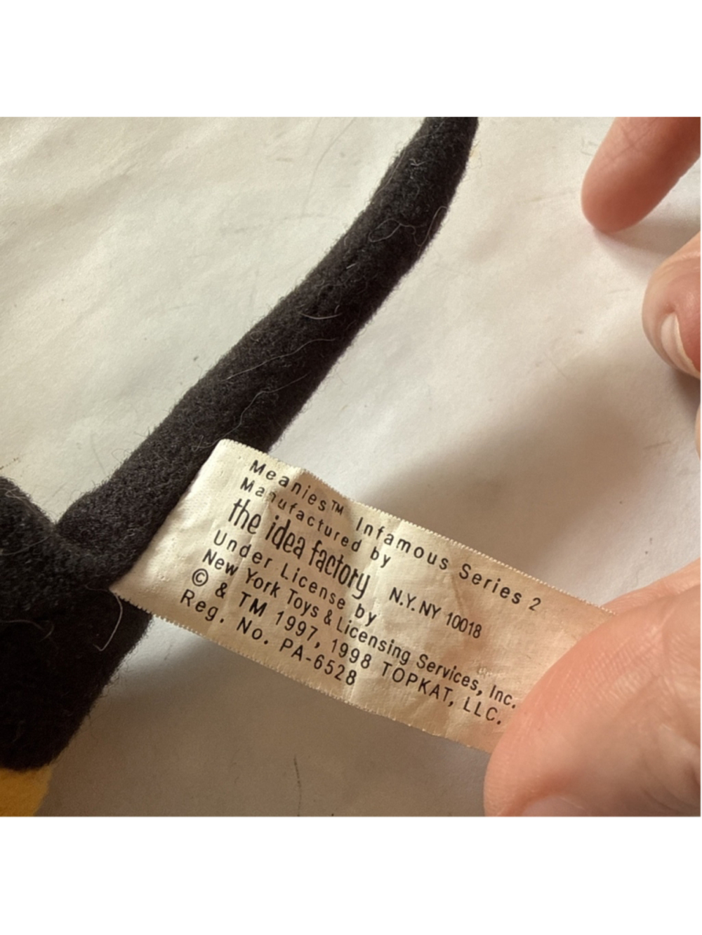Infamous Meanies Jerry Stinger Bean Bag Plush - Jerry Springer - Bumble Bee - Picture 6 of 7